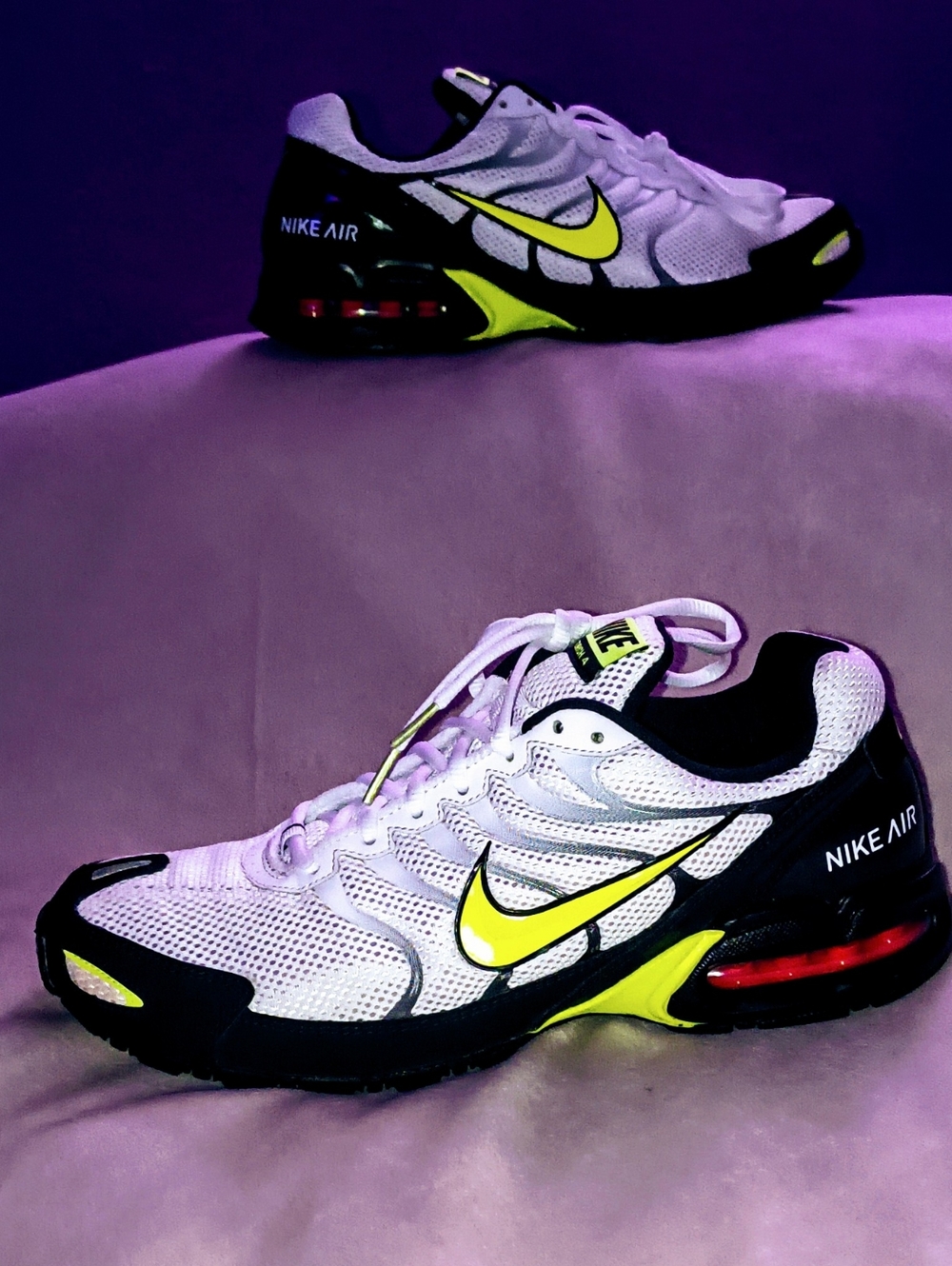 *2019* -NIKE- "Air Max Torch 4" (Wht/ Volt/Blk). . .
